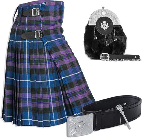 Buy UMAM Tartan Kilt Set - 05 Pieces Kilt Accessories for Men, Scottish ...