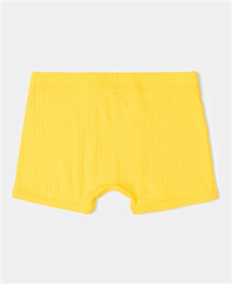 Buy Super Combed Cotton Rib Fabric Solid Trunk with Front Open Fly and ...