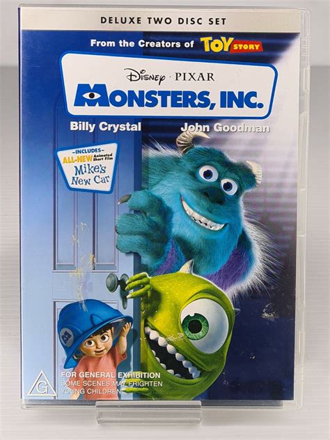 Monsters, Inc. DVD John Goodman Steve Buscemi Frank Oz James Coburn ...