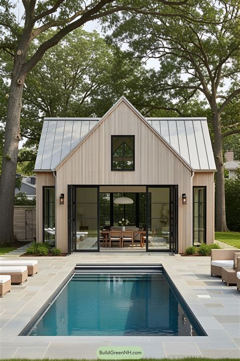 17 Barn Pool Houses That Make Waves in Style in 2025 | Modern pool ...