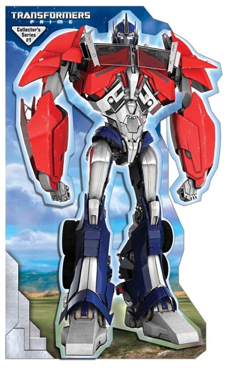 Buy Transformers Prime Optimus Prime Stand Up Mover: Stand-up Mover ...