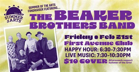 Summer of the Arts fundraiser featuring the Beaker Brothers, First ...