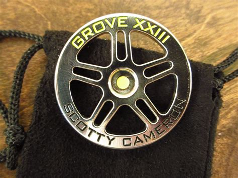 Scotty Cameron Michael Jordan's GROVE XXIII Limited Release "5-Spoke" Ball Marker Coin - Tour ...