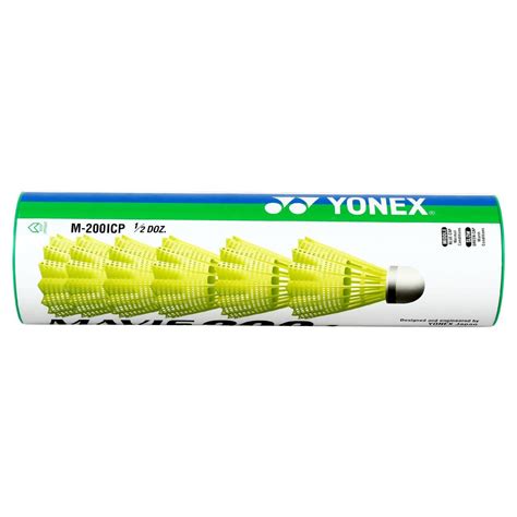 Yonex Mavis 200i Nylon Shuttle Cock, Pack of 6 – S.H.R.P Sports Hub