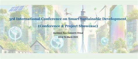 Smart Sustainable Development Conference 2025, TBD Auckland CBD | AllEvents
