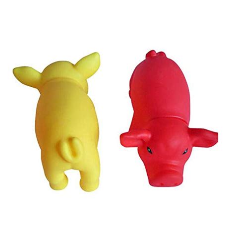 Buy TOOGOO Cleaning Teeth Dog Chewing Toy Pig Squeak Cute Rubber Pet ...