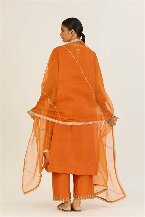 Lajjoo C - Mayar Orange Dupatta - Elahe