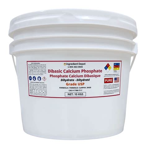 Dibasic Calcium Phosphate Dihydrate (North America) 10 kgs – Ingredient ...