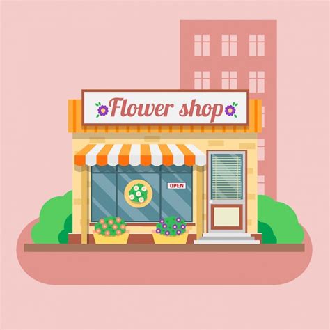 Flower shop | Premium Vector