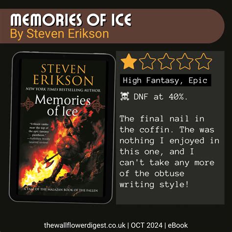 Memories of Ice (Malazan Book of the Fallen #3) by Stephen Erikson ...