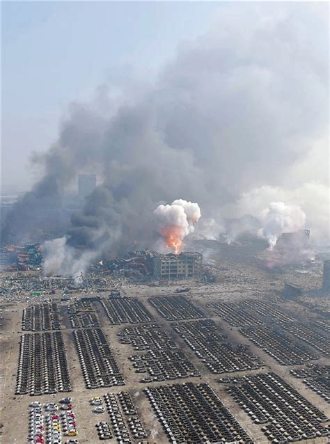 天津滨海新区发生爆炸 深夜的那一爆震惊了全世界-浙江新闻-浙江在线