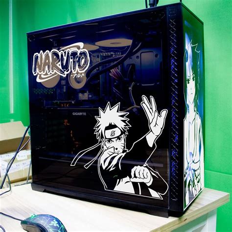 Buy Naruto Anime Stcikers for PC Case,Cartoon Decor Vinly Decals for ...