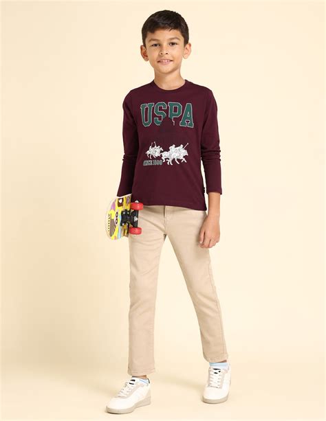 Boys Pure Cotton Regular T-shirt – U.S. Polo Assn. India