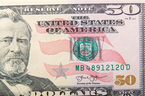 Fifty Dollar Bill Front