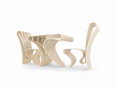 Corian Outdoor Furniture by Bright And Neutral Outdoor Table And Chairs Made Of Corian Corian Outdoor Furniture