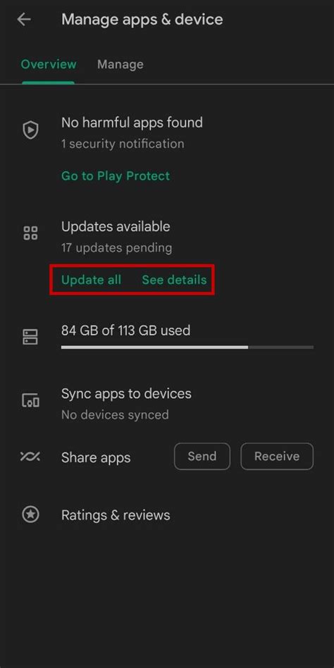 Image result for Android App Update Screen
