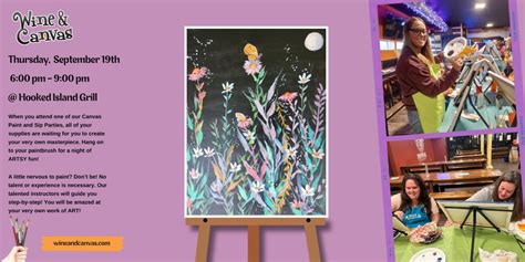 Cape Coral Paint and Sip – Midnight in the Garden, Hooked Island Grill ...