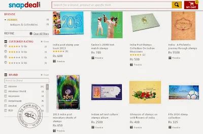 Philatelic Products on Snapdeal