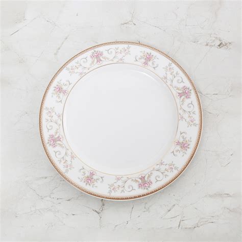 Buy Altius Bone China Floral Printed Dinner Plate - 27cm from Home ...