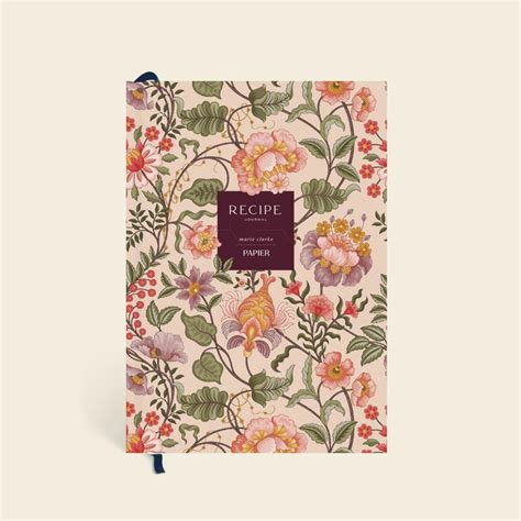 Jacobean Florals | Recipe Journal | Papier US