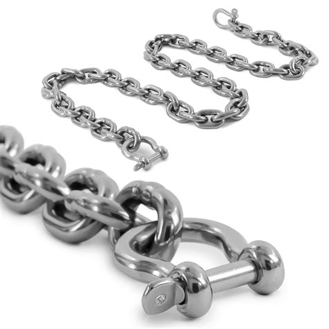 Five Oceans High Test Stainless Steel Marine Anchor Chain with India | Ubuy