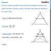 Prove that if a line is drawn parallel to one side of a triangle ...