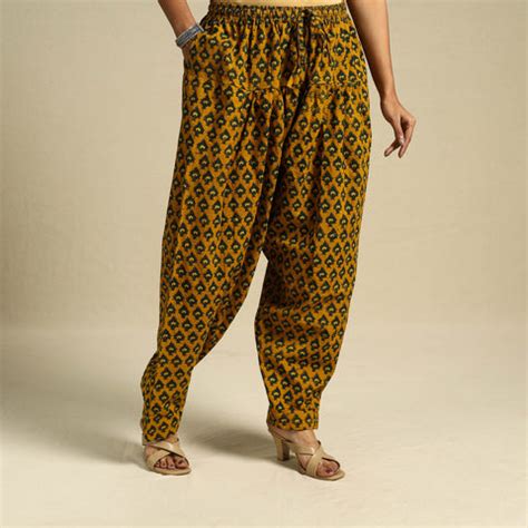 Ajrakh Print Salwar - Buy Cotton Ajrakh Printed Salwar Online in India ...