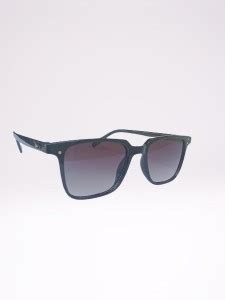 Buy Sonick Retro Square Sunglasses Black For Men & Women Online @ Best ...