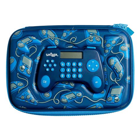 Smiggle Calculator Hardtop Pencil Case | Gaming Print : Amazon.in ...