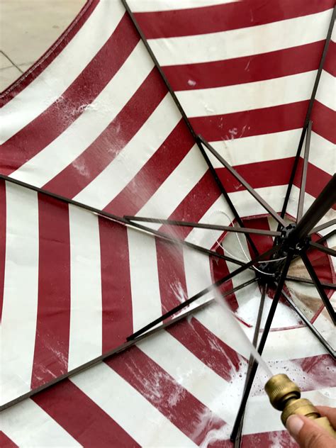 How to Clean Your Patio Umbrella ~ White Arrows Home