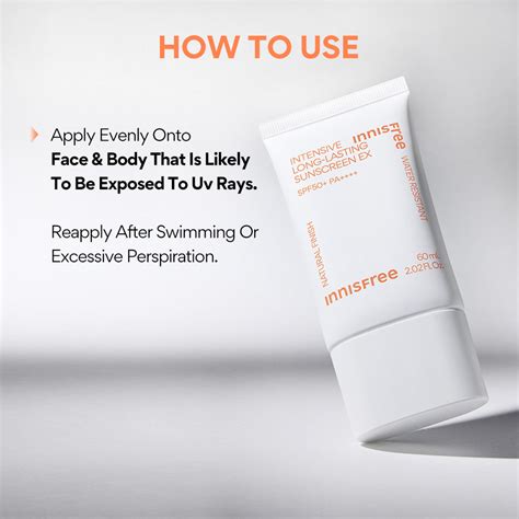 Intensive Long-Lasting Sunscreen EX SPF50+ PA4+ – INNISFREE India