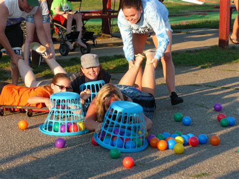 Human Hungry Hippo game. - Greenwood Acres Family Campground