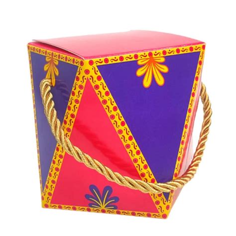 M323 Pink Utsav Hexagon Multi Purpose Box with Dori Handle – Vinayak De ...