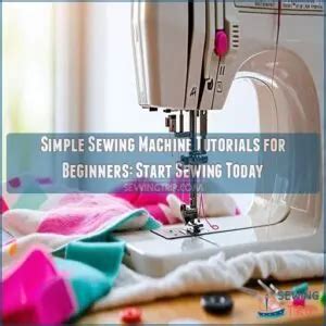 Sewing Machine Tutorials for Beginners 的图像结果