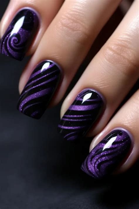 10 dark purple nail designs new go to look – Artofit