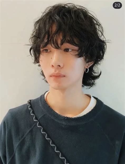 Pin by J on hair in 2025 | Short permed hair, Men haircut curly hair ...