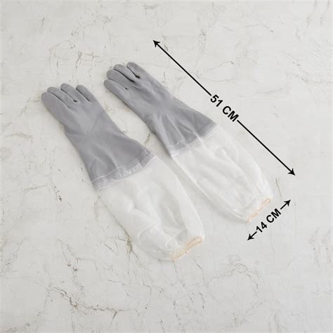 Buy Indus Set of 2 PVC Cleaning Gloves - 51x14cm from Home Centre at ...