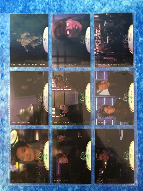 Babylon 5: Season 5 Five complete trading card base set by SkyBox 1998 ...