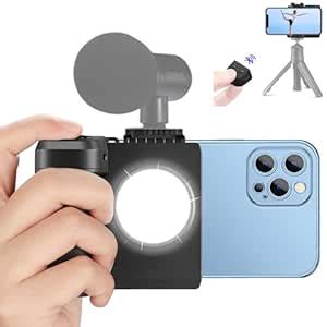 WEWOGA Smartphone Camera Shutter CapGrip Selfie Phone Tripod Mount ...