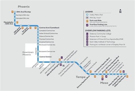 Where to park, how to ride the light rail for free for Phoenix Super ...