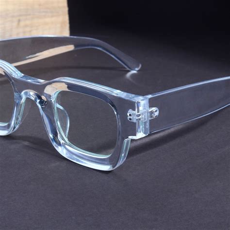 Vintage V1 Clear Square Sunglasses – Go Glassic