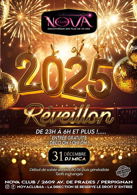 NOUVEL AN à la NOVA !, 2609 avenue de Prades, 66000 Perpignan, France ...