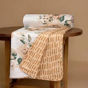 Buy HUESLAND 100% Cotton Reversible Dohar Single Bed Cotton | Soft ...