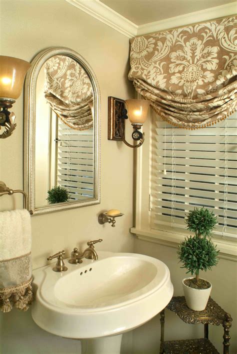 Sensational Roman Shades For Small Bathroom Window Off White Curtains