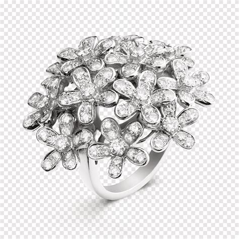 Earring Van Cleef & Arpels Jewellery Diamond, ring, love, gemstone png ...