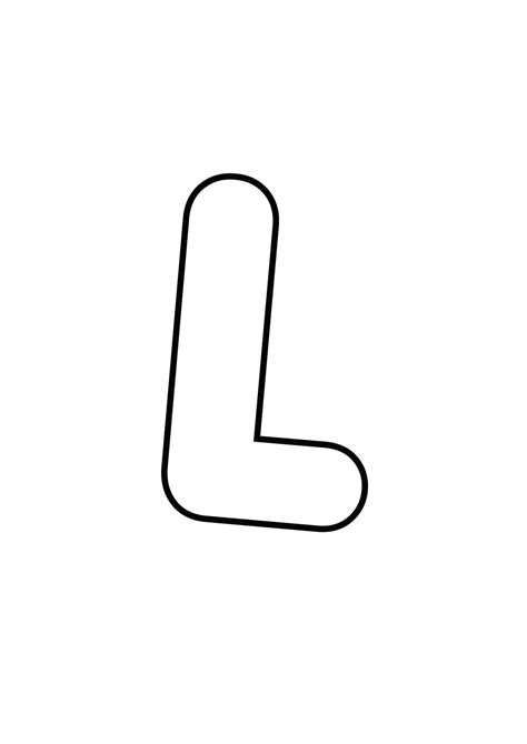 Download Printable Bubble Letter L - Bubble Letters