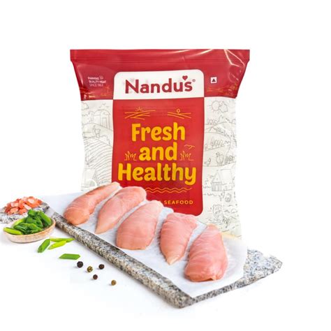 Nandu's Chicken Breast Boneless Never Frozen - 450 Gms : Amazon.in ...