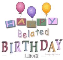 Belated Happy Birthday GIFs | Tenor