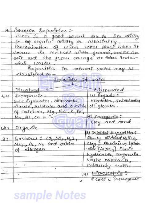 Engineering chemistry sample notes - Computer Science and Engineering ...