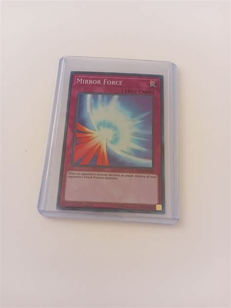 Mirror Force card (Super Rare, 1st Edition, Holographic) – Bhan's New & Old Collectibles